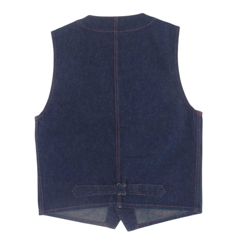 TENDERLOIN テンダーロイン T-ENGINEER VEST エンジニア デニム ベスト インディゴ インディゴブルー系 S【中古】