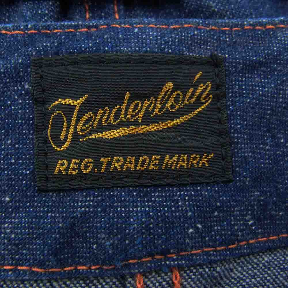 TENDERLOIN テンダーロイン T-ENGINEER VEST エンジニア デニム ベスト インディゴ インディゴブルー系 S【中古】