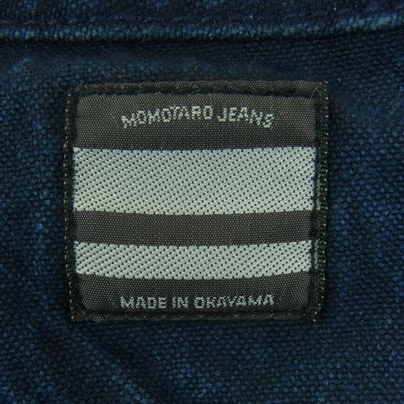 MOMOTARO JEANS 桃太郎ジーンズ インディゴ チノ トラウザー パンツ コットン 日本製 インディゴブルー系 W30【中古】