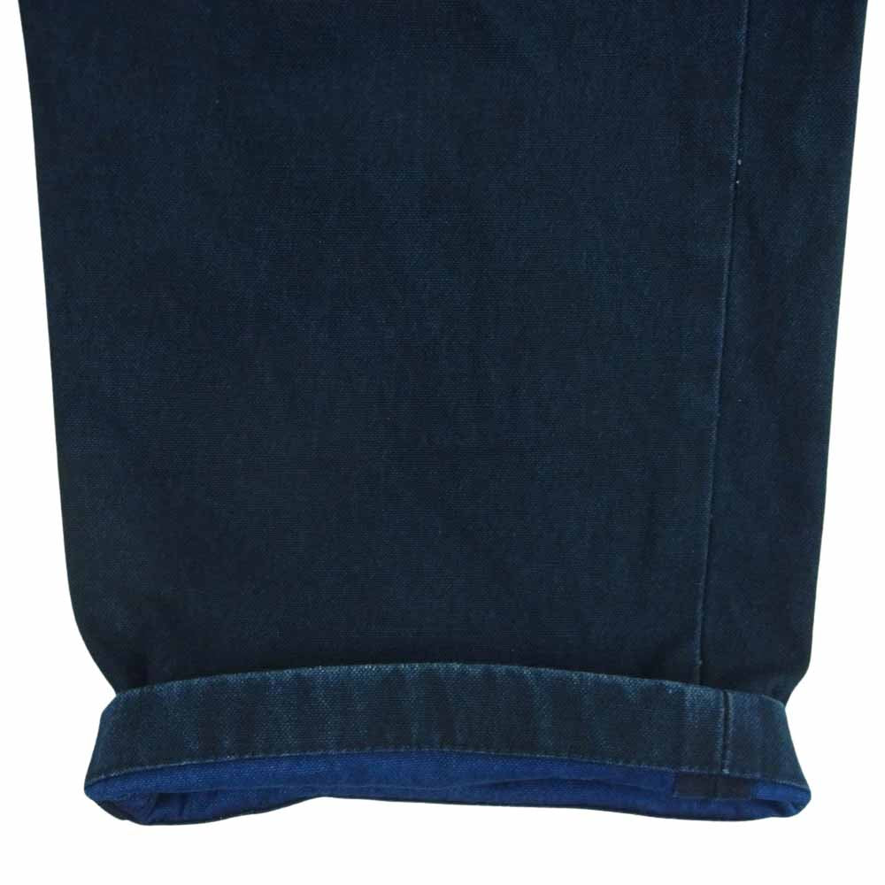 MOMOTARO JEANS 桃太郎ジーンズ インディゴ チノ トラウザー パンツ コットン 日本製 インディゴブルー系 W30【中古】