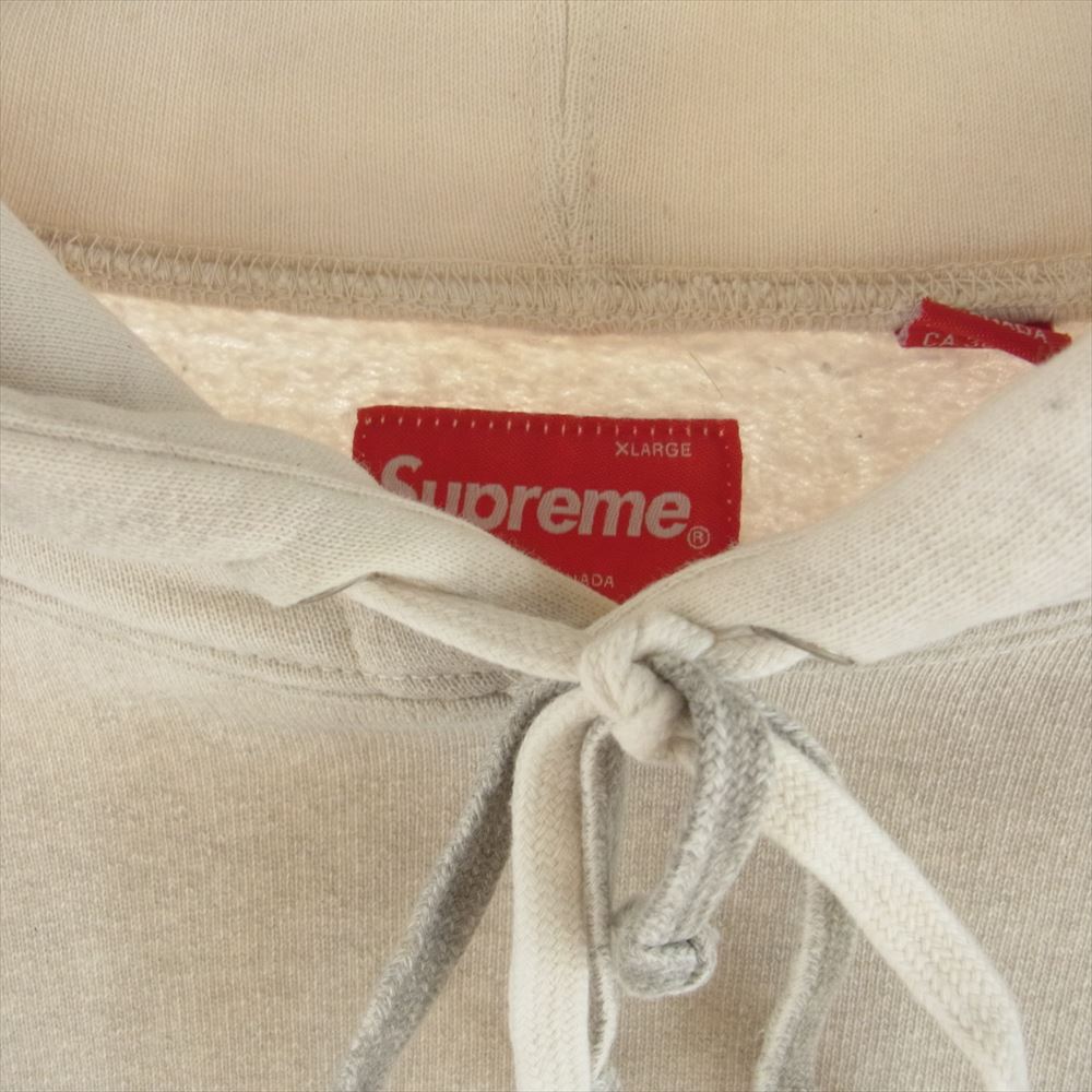 Supreme シュプリーム 23SS Overdyed S Logo Hooded Sweatshirt オーバーダイ エス ロゴ フーディー スウェット パーカー XL オフホワイト系 XL【中古】