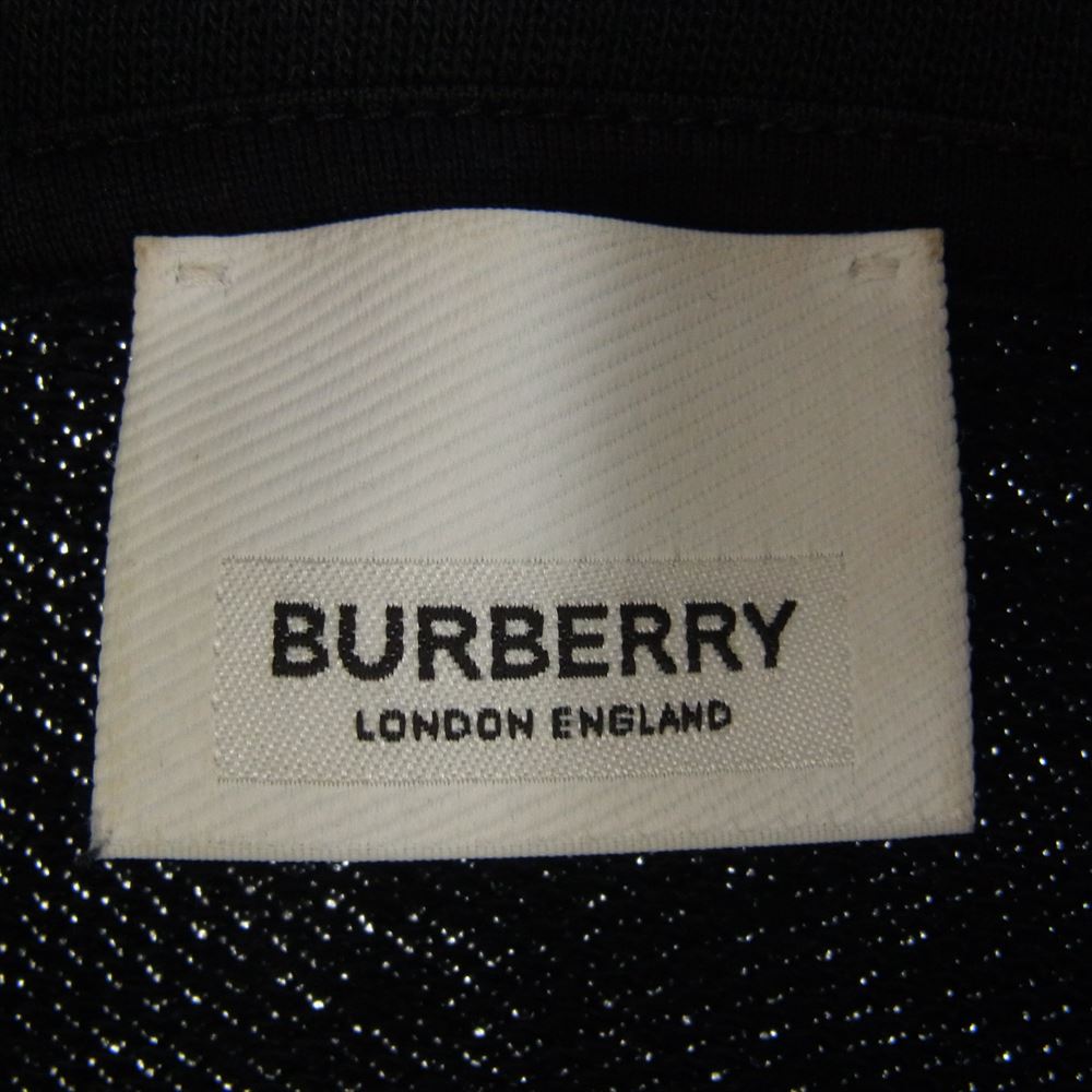 BURBERRY バーバリー 8009509 国内正規品 LEXSTONE LOGO HOODIE ロゴ パーカー ブラック XL ブラック系 XL【中古】