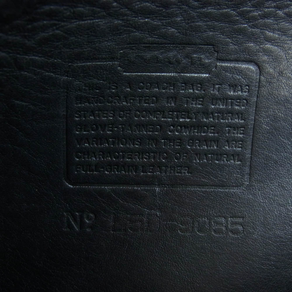 COACH コーチ 9085 OLD オールド ワンショルダー レザー ショルダー バッグ ブラック系【中古】