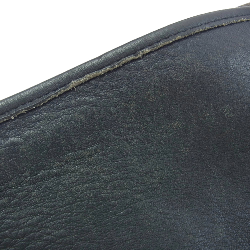 COACH コーチ 9085 OLD オールド ワンショルダー レザー ショルダー バッグ ブラック系【中古】