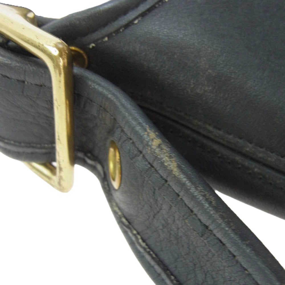 COACH コーチ 9085 OLD オールド ワンショルダー レザー ショルダー バッグ ブラック系【中古】
