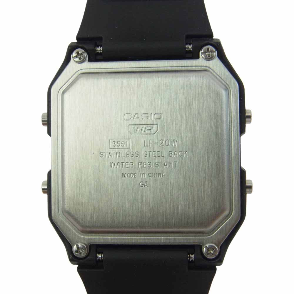 CASIO G-SHOCK カシオ ジーショック LF-20W-1AJF スタンダード 樹脂バンド クォーツ 腕時計 ウォッチ ブラック系【新古品】【未使用】【中古】