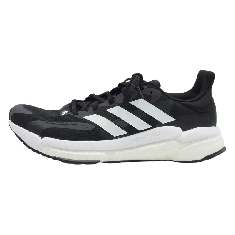 adidas アディダス GX3038 Solar Boost 4 Black White ソーラーブースト ランニングシューズ スニーカー ブラック系 27.5cm【新古品】【未使用】【中古】