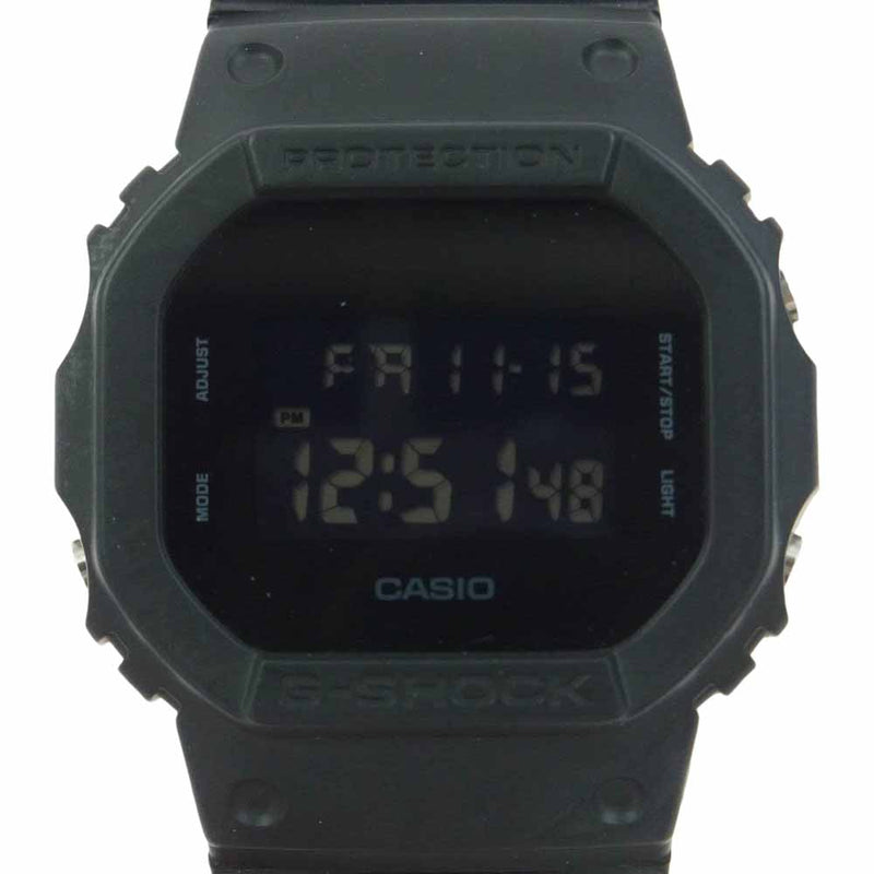 CASIO G-SHOCK カシオ ジーショック DW-5600BB-1JF 5600シリーズ ソリッドカラーズ ボーイズ クォーツ 腕時計 ウォッチ ブラック系【新古品】【未使用】【中古】