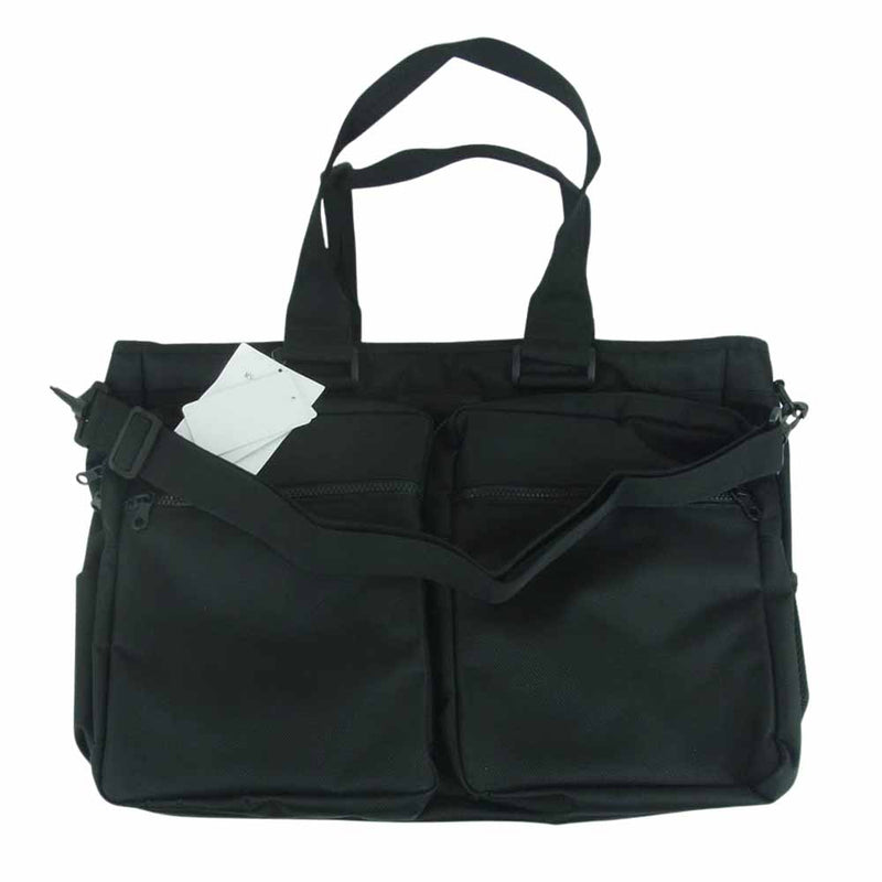 Yohji Yamamoto ヨウジヤマモト 24SS MS-I10-660 Y's for men ワイズフォーメン WILDSIDEオリジナル 高密度ナイロン 2WAY TOTE BAG トートバッグ ショルダーバッグ ブラック系【新古品】【未使用】【中古】