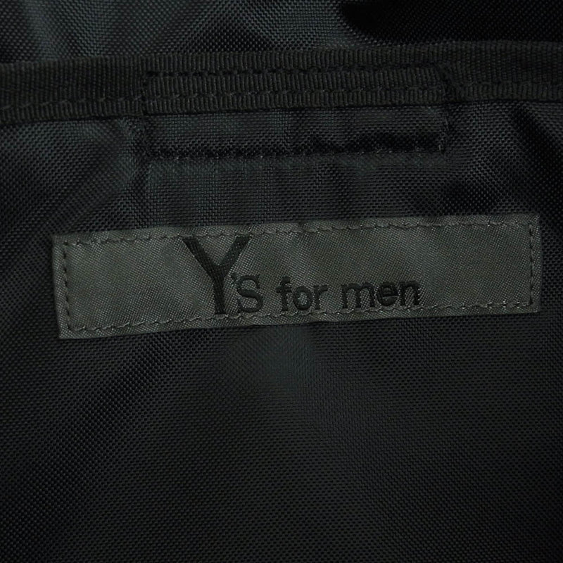 Yohji Yamamoto ヨウジヤマモト 24SS MS-I10-660 Y's for men ワイズフォーメン WILDSIDEオリジナル 高密度ナイロン 2WAY TOTE BAG トートバッグ ショルダーバッグ ブラック系【新古品】【未使用】【中古】