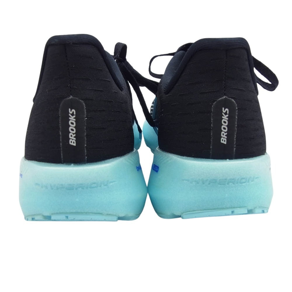 ブルックス HyperionTempo ハイペリオンテンポ スニーカー ランニングシューズ ブラック系 26cm【中古】