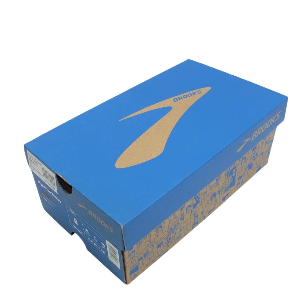 ブルックス HyperionTempo ハイペリオンテンポ スニーカー ランニングシューズ ブラック系 26cm【中古】