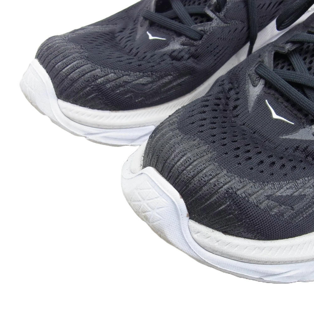 HOKA ONE ONE ホカ オネオネ 1110510-bwht CLIFTON EDGE クリフトン エッジ ローカット スニーカー ブラック系 25.5cm【中古】