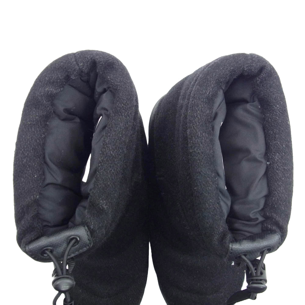 THE NORTH FACE ノースフェイス NF51485 Nuptse Bootie Wool ヌプシ ウール ブーツ ブラック系 25cm【中古】