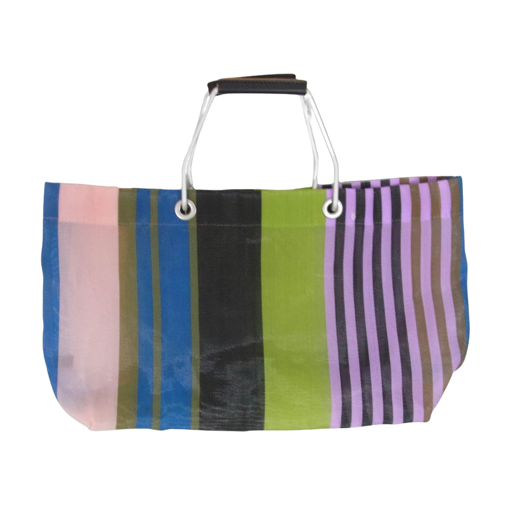 MARNI マルニ FLOWER CAF? フラワー カフェ  トート バッグ ハンド バッグ マルチカラー系【中古】