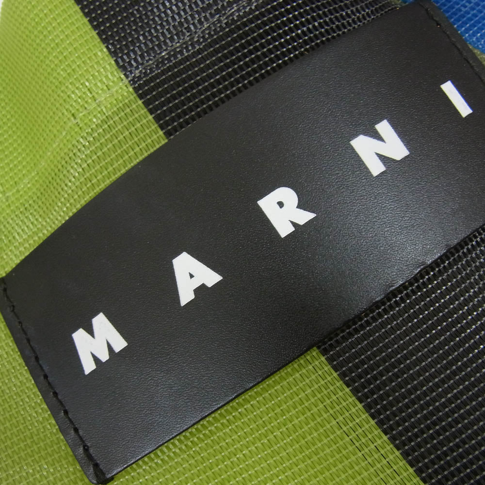 MARNI マルニ FLOWER CAF? フラワー カフェ  トート バッグ ハンド バッグ マルチカラー系【中古】