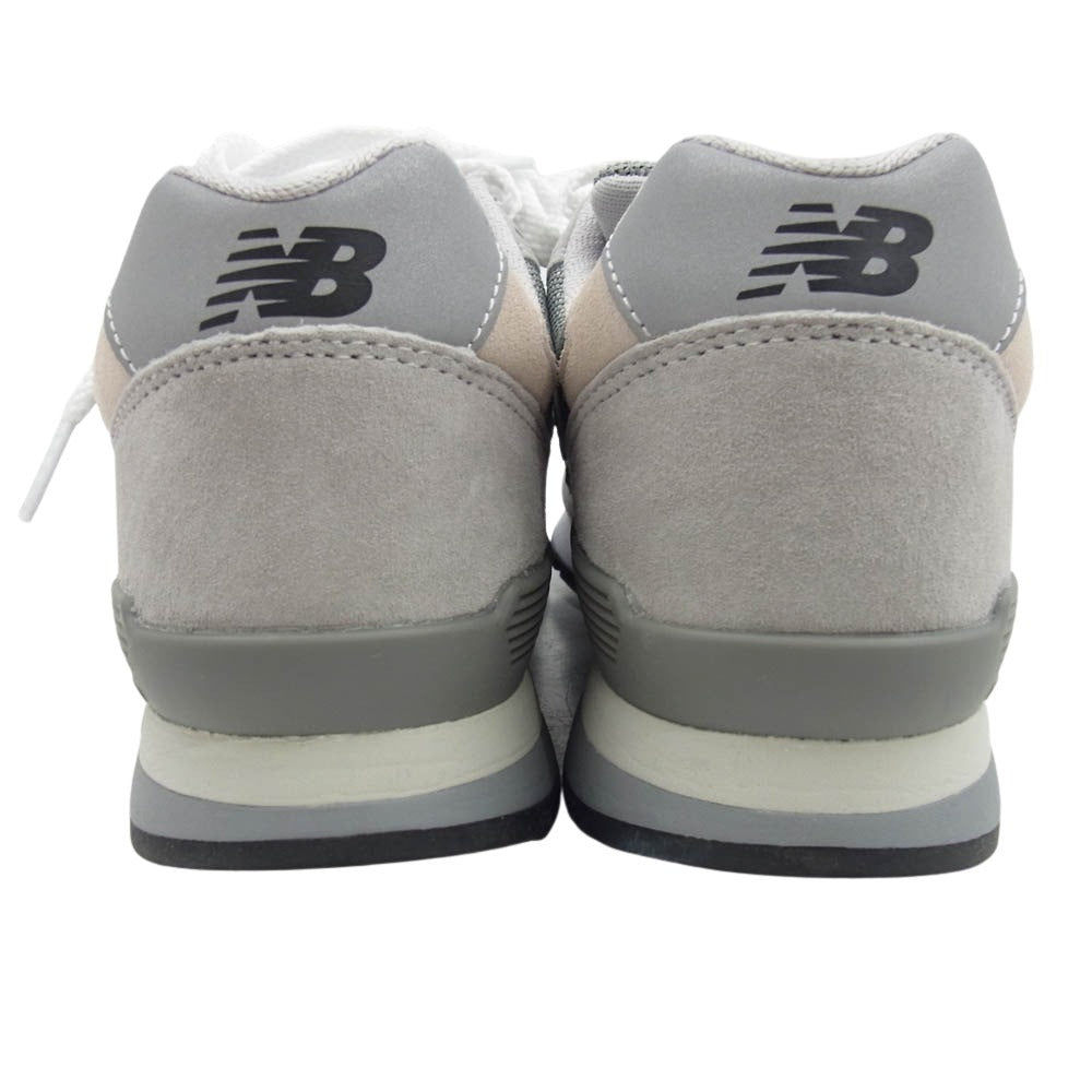NEW BALANCE ニューバランス CM996GR2 996 スエード切替 スニーカー グレー系 24.5cm【極上美品】【中古】