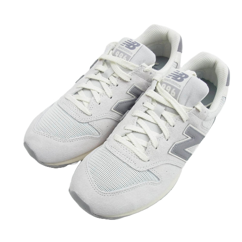 NEW BALANCE ニューバランス CM996UH2 996 スエード切替 スニーカー グレー系 24.5cm【極上美品】【中古】