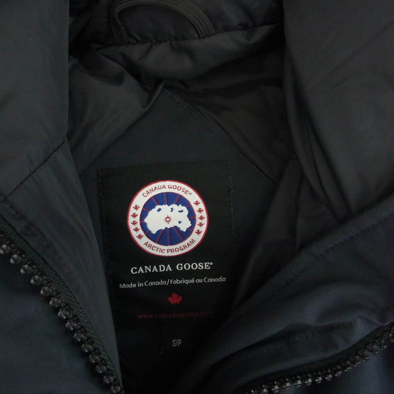 CANADA GOOSE カナダグース 2302JL サザビーリーグタグ 国内正規品 MACKENZIE マッケンジー ファーフード付き ダウン コート ジャケット ネイビー系 S【中古】