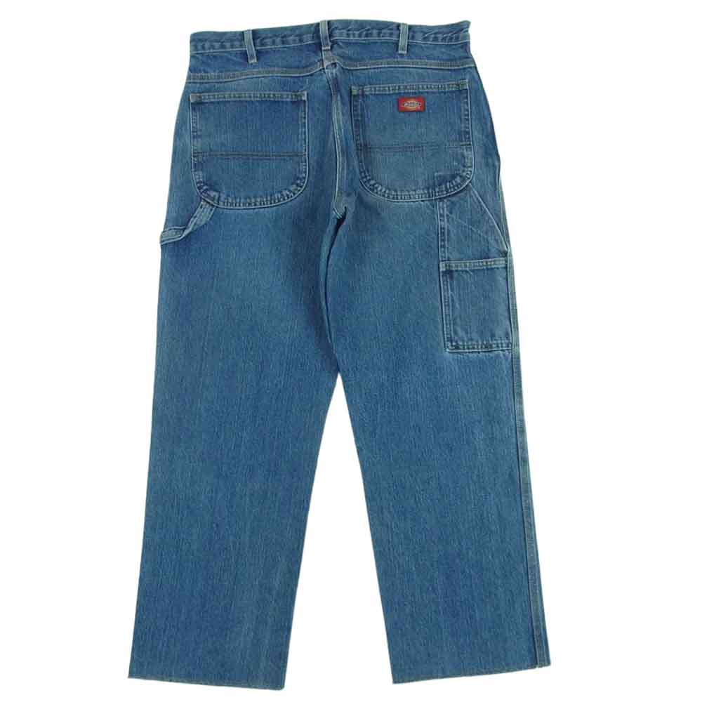 Dickies ディッキーズ ペインター デニム カットオフ パンツ コットン メキシコ製 インディゴブルー系 34【中古】