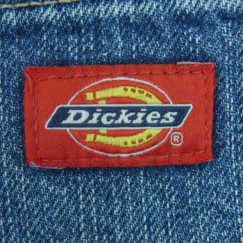 Dickies ディッキーズ ペインター デニム カットオフ パンツ コットン メキシコ製 インディゴブルー系 34【中古】