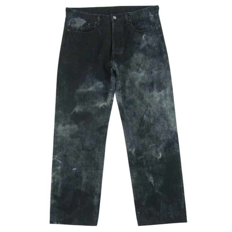 UNUSED アンユーズド UW1065 WASH BLEACH DENIM ウォッシュ ブリーチ デニム パンツ コットン 日本製 グレー系 3【中古】