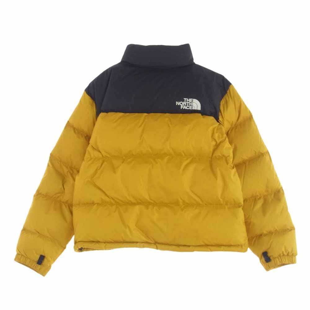 THE NORTH FACE ノースフェイス 843098 US規格 1996 RETRO NUPTSE JACKET レトロ ヌプシジャケット ダウンジャケット イエロー系 M【中古】