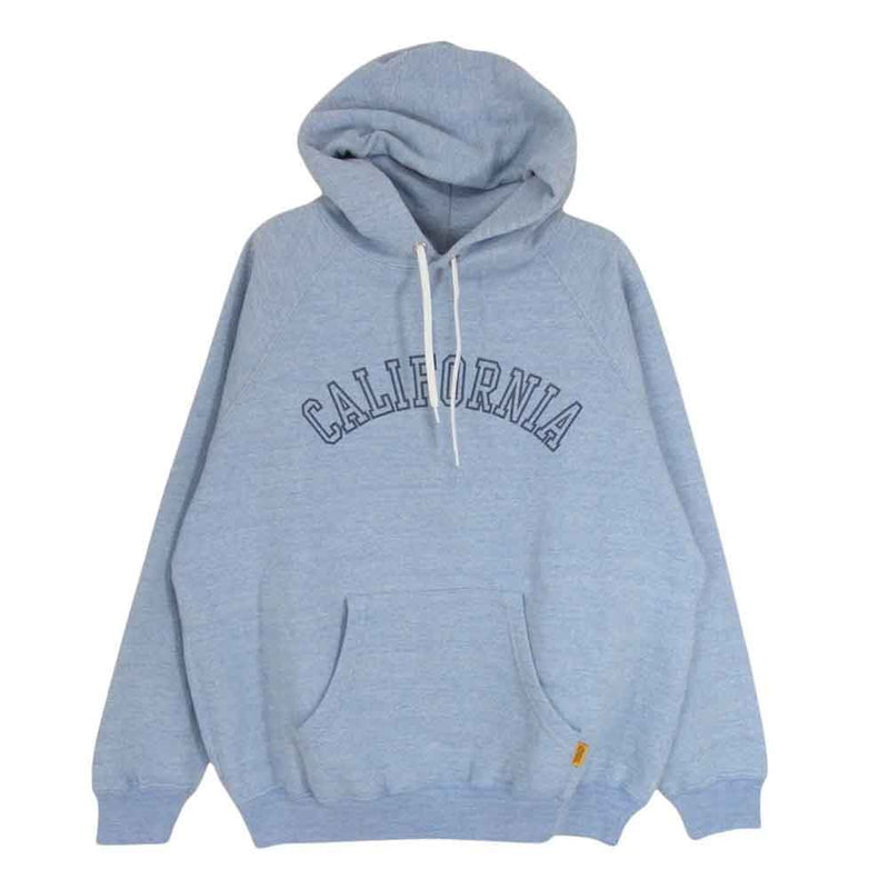 STANDARD CALIFORNIA スタンダードカリフォルニア SD 88/12 HOOD SWEAT ロゴ フード スウェット フーディー パーカー ブルー系 M【美品】【中古】