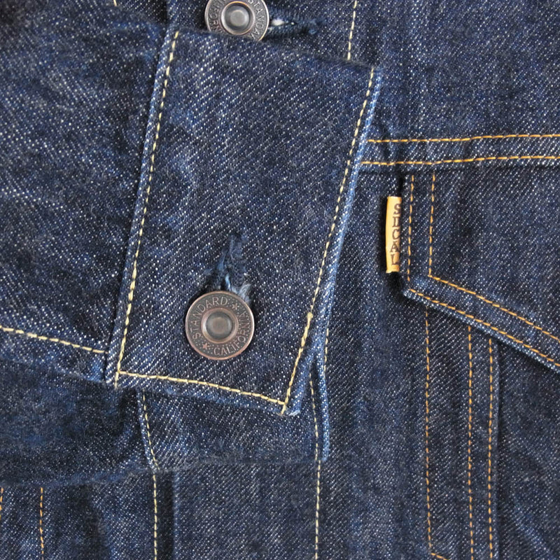 STANDARD CALIFORNIA スタンダードカリフォルニア SD Denim Jacket S957 one Wash  ワンウォッシュ デニム ジャケット インディゴブルー系 W38【中古】