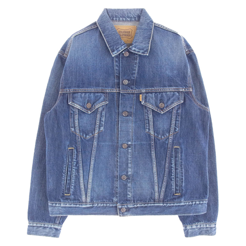 STANDARD CALIFORNIA スタンダードカリフォルニア SD Denim Jacket S957 Vintage Wash ヴィンテージウォッシュ デニム ジャケット インディゴブルー系 W42【中古】