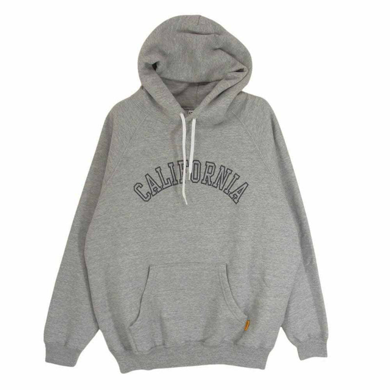 STANDARD CALIFORNIA スタンダードカリフォルニア SD 88/12 HOOD SWEAT ロゴ フード スウェット フーディー パーカー グレー系 M【美品】【中古】