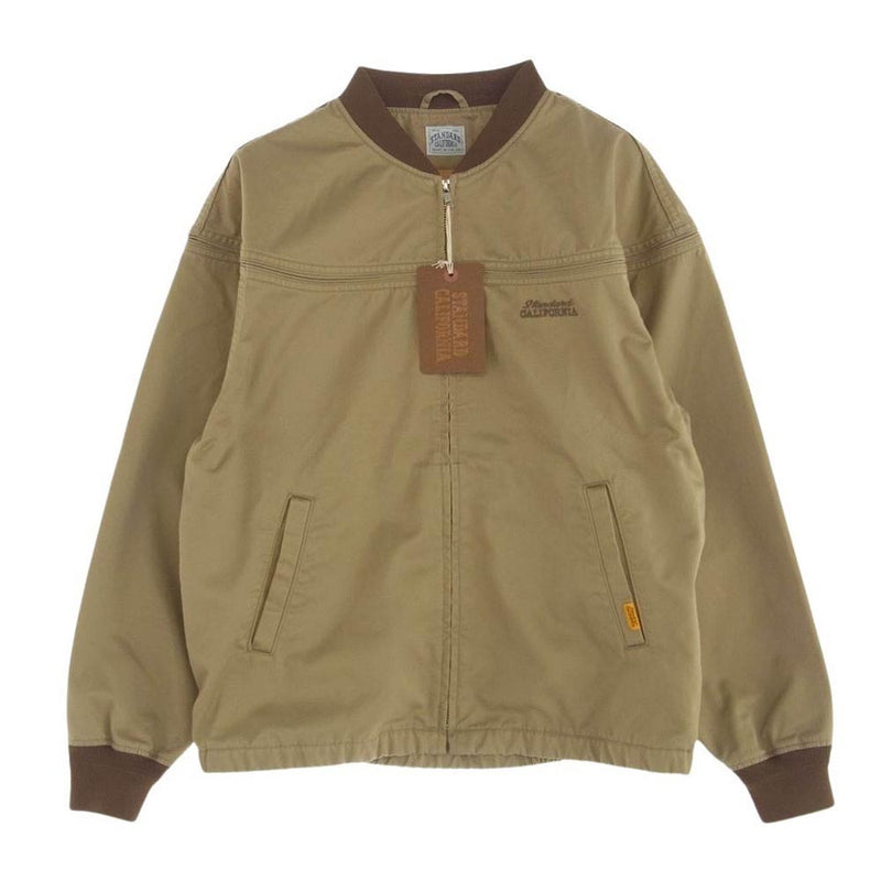 STANDARD CALIFORNIA スタンダードカリフォルニア OUNLH290 Cap Shoulder Jacket キャップショルダー ジャケット ブルゾン ベージュ系 L【新古品】【未使用】【中古】