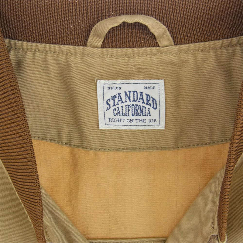 STANDARD CALIFORNIA スタンダードカリフォルニア OUNLH290 Cap Shoulder Jacket キャップショルダー ジャケット ブルゾン ベージュ系 L【新古品】【未使用】【中古】