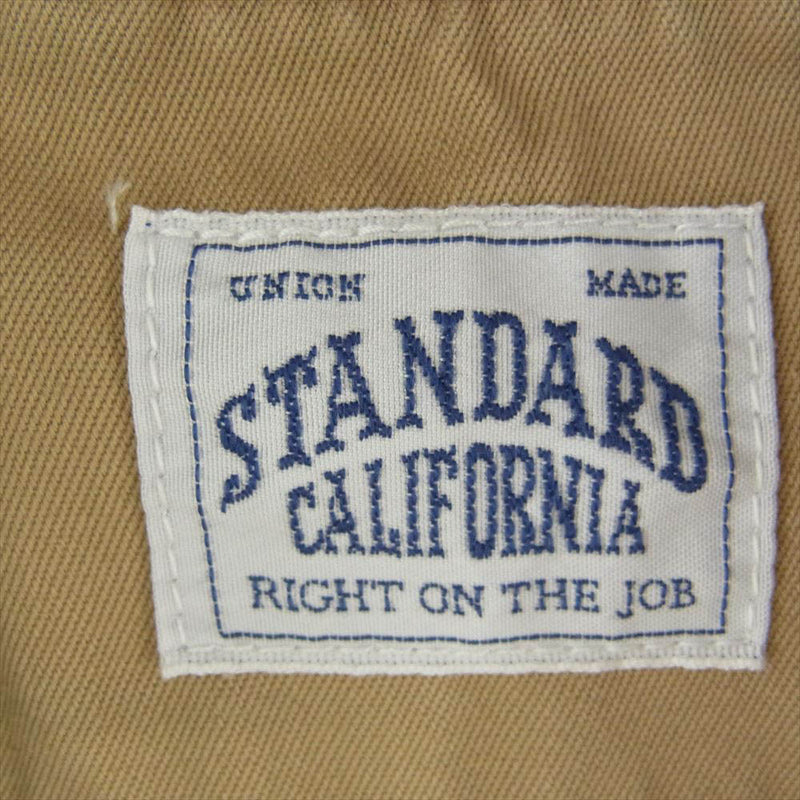 STANDARD CALIFORNIA スタンダードカリフォルニア OUNLH290 Cap Shoulder Jacket キャップショルダー ジャケット ブルゾン ベージュ系 L【新古品】【未使用】【中古】