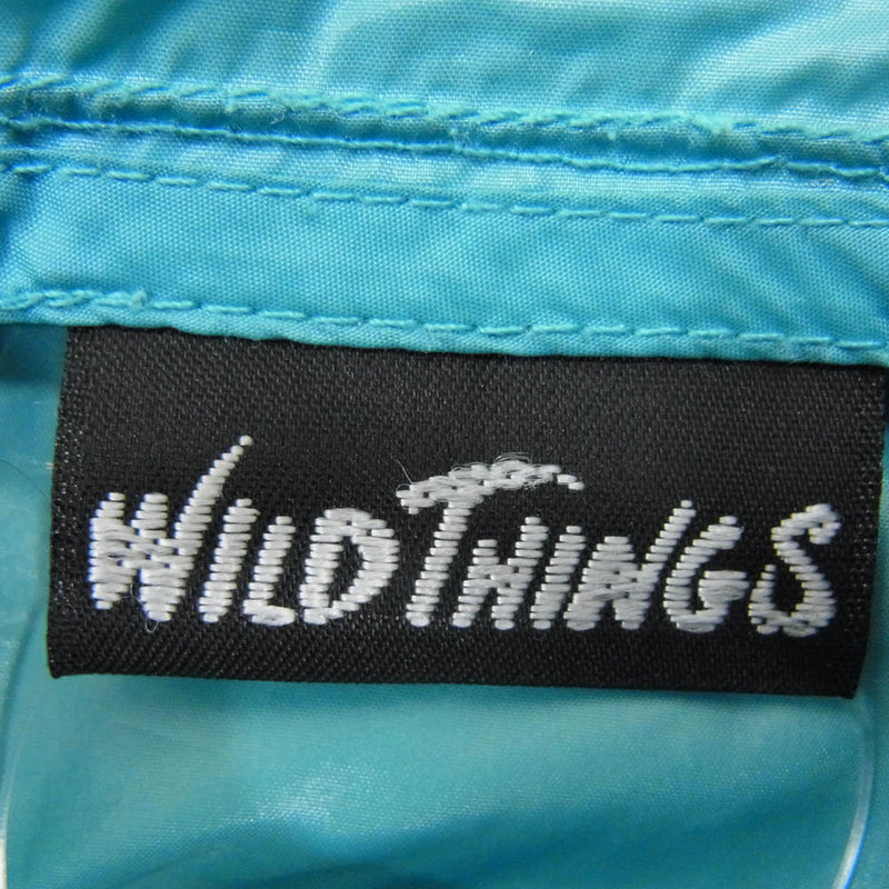 WILDTHINGS ワイルドシングス 14SS 14SSWT010012-BV 刺繍テープ付き チロリアン ナイロン ジップアップ ジャケット グリーン系 ONE【中古】