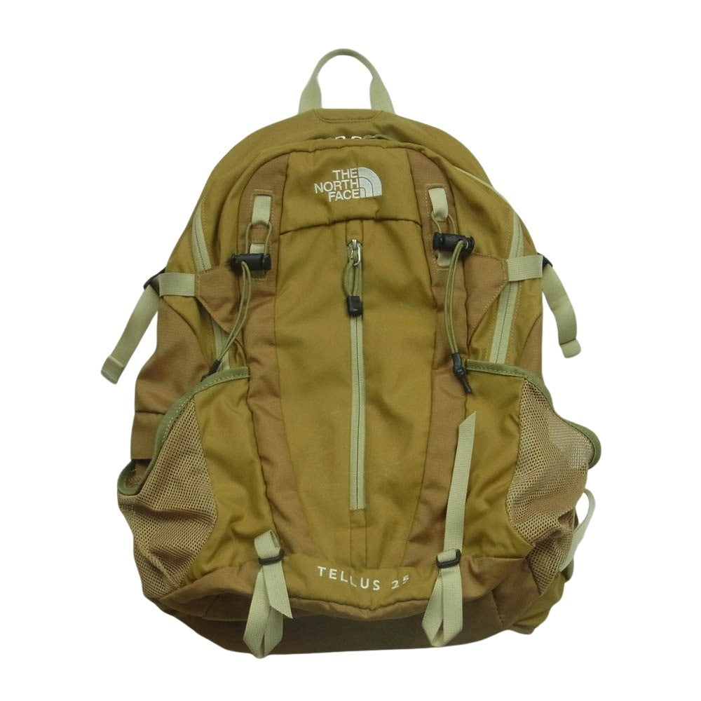 THE NORTH FACE ノースフェイス NM61309 Backpack Day Pack Tellus 25 テルス25 バックパック リュックサック 黄土色系【中古】