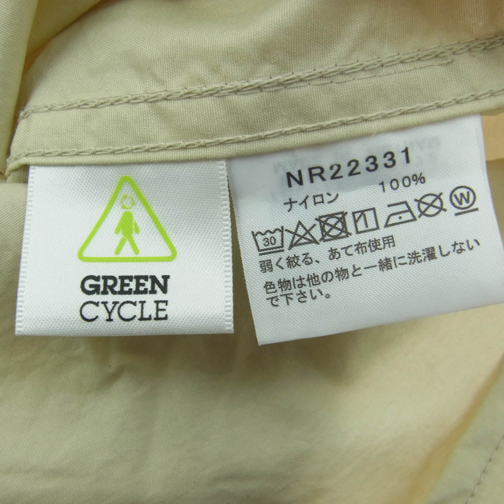 THE NORTH FACE ノースフェイス NP22331 Nuptse Shirt ヌプシシャツ コットン 半袖 フィールド シャツ ブルー系 ベージュ系 M【中古】