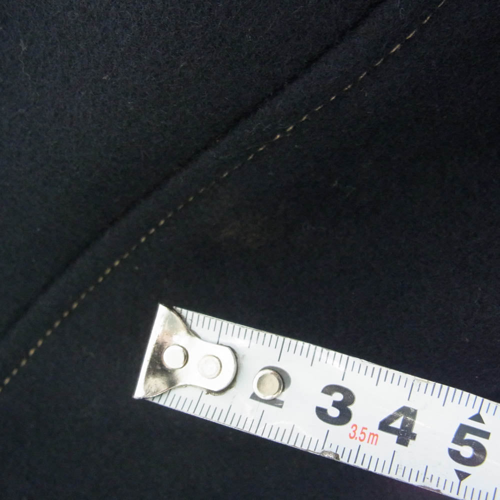 CUSHMAN クッシュマン 21165 MELTON WOOL DOUBLE BREASTED COAT メルトン ダブル コート ダークネイビー系 L【中古】