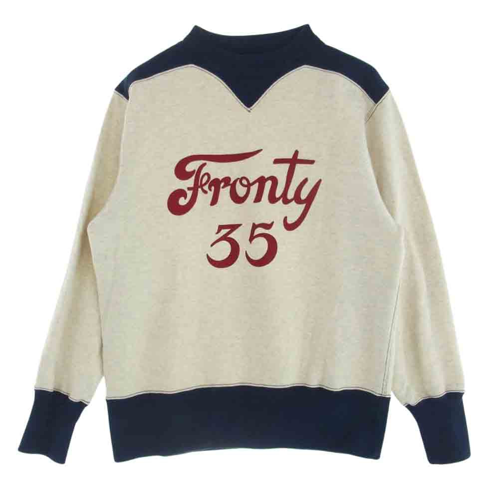 FREEWHEELERS フリーホイーラーズ POWER WEAR パワーウェア スウェット シャツ グレー系 ネイビー系 42【中古】