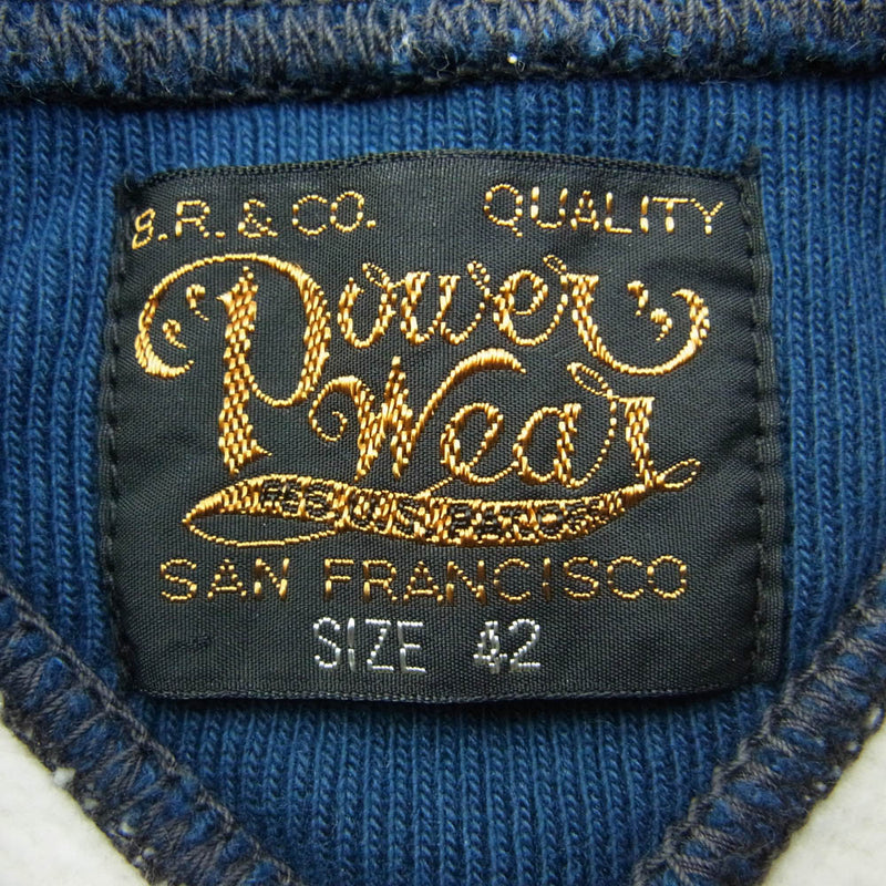 FREEWHEELERS フリーホイーラーズ POWER WEAR パワーウェア スウェット シャツ グレー系 ネイビー系 42【中古】