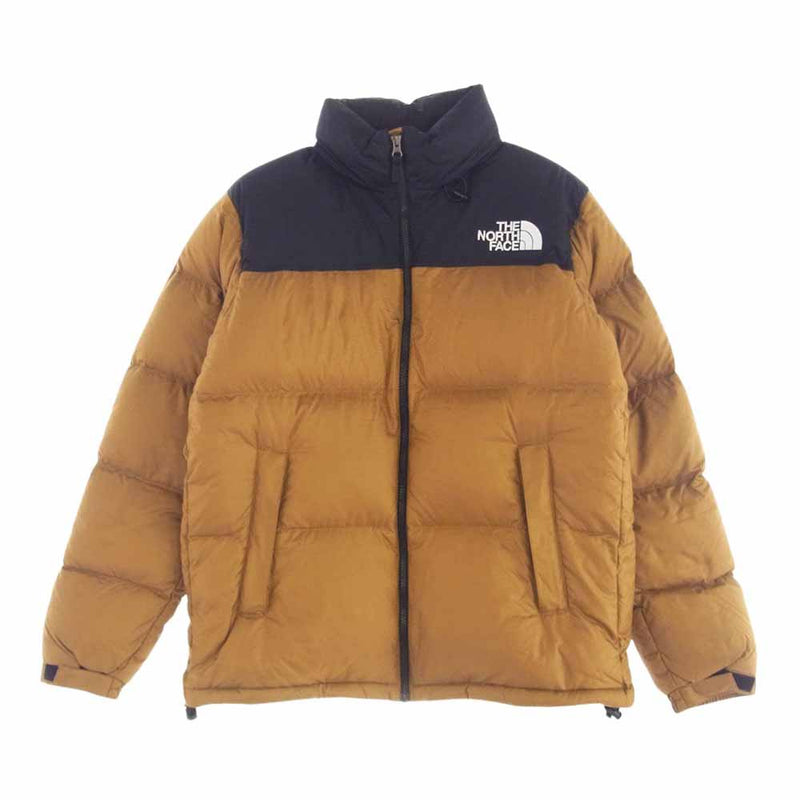 THE NORTH FACE ノースフェイス ND91841 NUPTSE JACKET ヌプシ ジャケット ロゴ刺繍 ブラウン系 XL【中古】