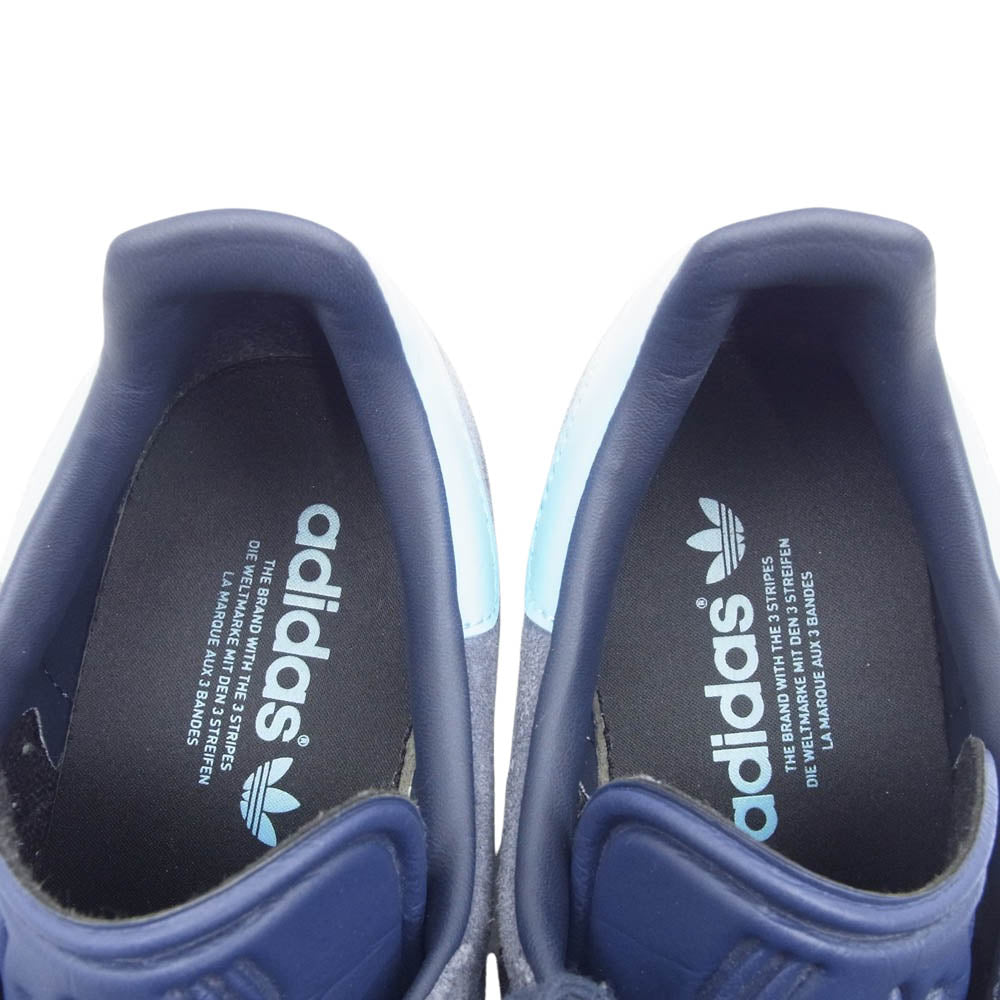 adidas アディダス IG4988 GAZELLE SHADOWNAVY ガゼル ローカット スニーカー ネイビー系 ブルー系 28.5cm【中古】
