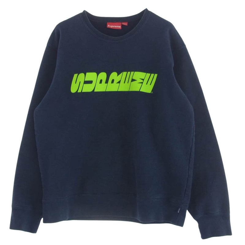 Supreme シュプリーム 19aw Breed Crewneck クルーネック スウェット ネイビー系 L【中古】