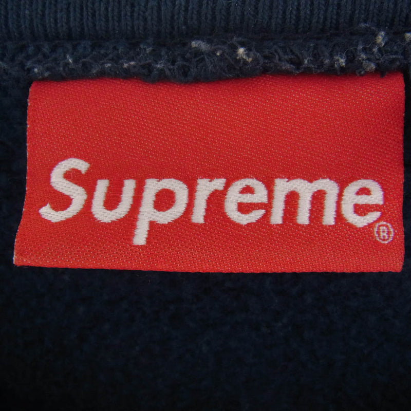 Supreme シュプリーム 19aw Breed Crewneck クルーネック スウェット ネイビー系 L【中古】