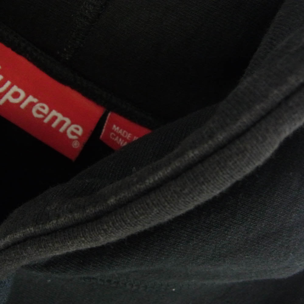 Supreme シュプリーム 24ss Small Box Hooded Sweatshirt スモール ボックス ロゴ プルオーバー パーカー ブラック系 L【中古】