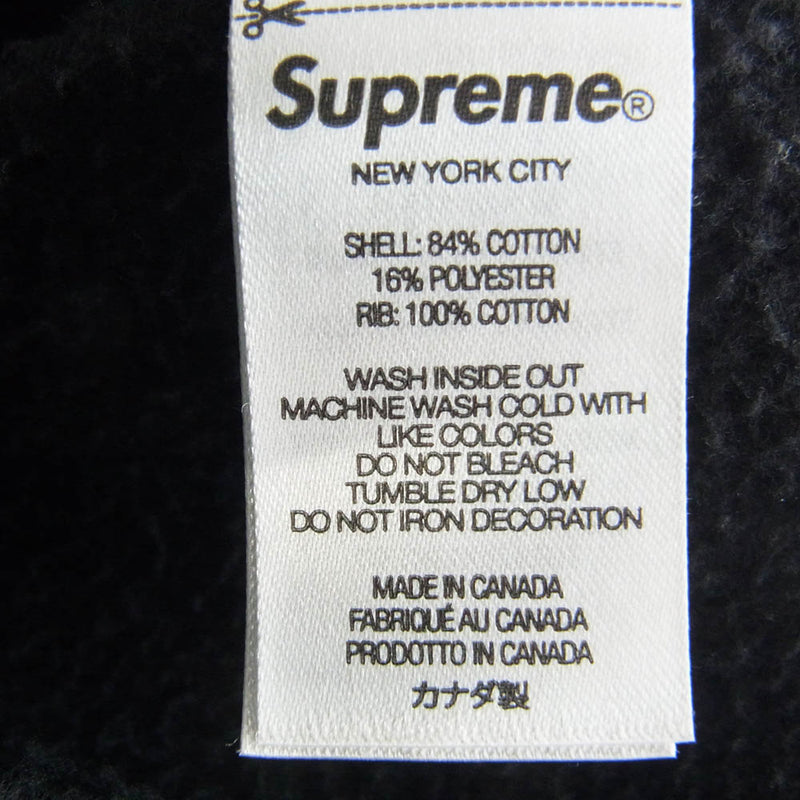 Supreme シュプリーム 23ss Motion Logo Hooded Sweatshirt モーション ロゴ プルオーバー パーカー ブラック系 L【中古】