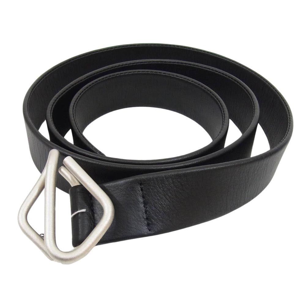 ISSEY MIYAKE イッセイミヤケ IM43AH102 CLING BELT レザー ベルト ブラック系【美品】【中古】
