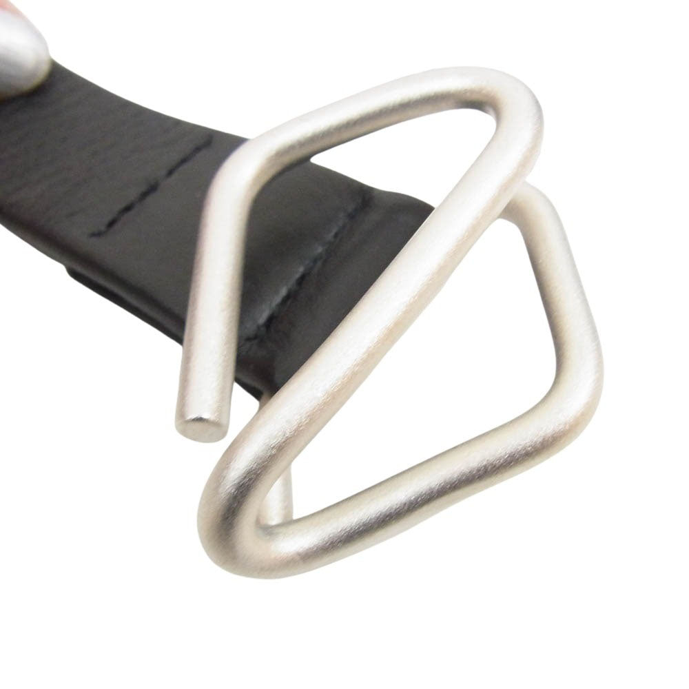 ISSEY MIYAKE イッセイミヤケ IM43AH102 CLING BELT レザー ベルト ブラック系【美品】【中古】