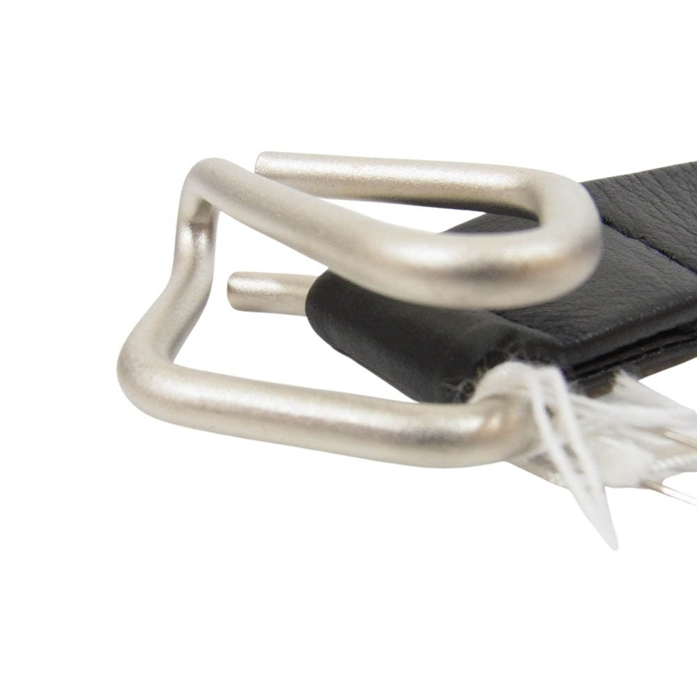 ISSEY MIYAKE イッセイミヤケ IM43AH102 CLING BELT レザー ベルト ブラック系【美品】【中古】