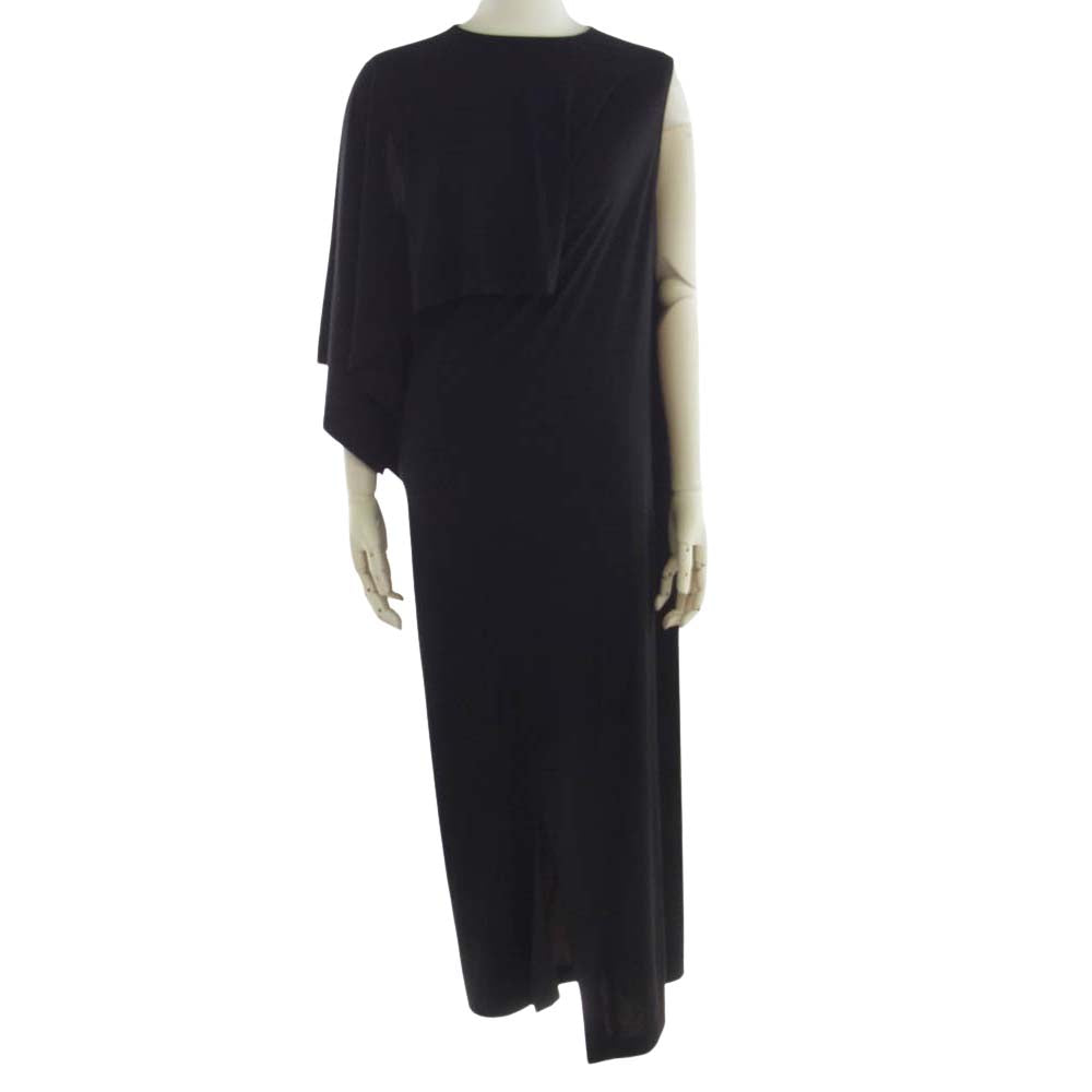 ISSEY MIYAKE イッセイミヤケ IM43JH223 DRAPE JERSEY-48 ドレープデザイン ワンピース ブラック系 2【美品】【中古】